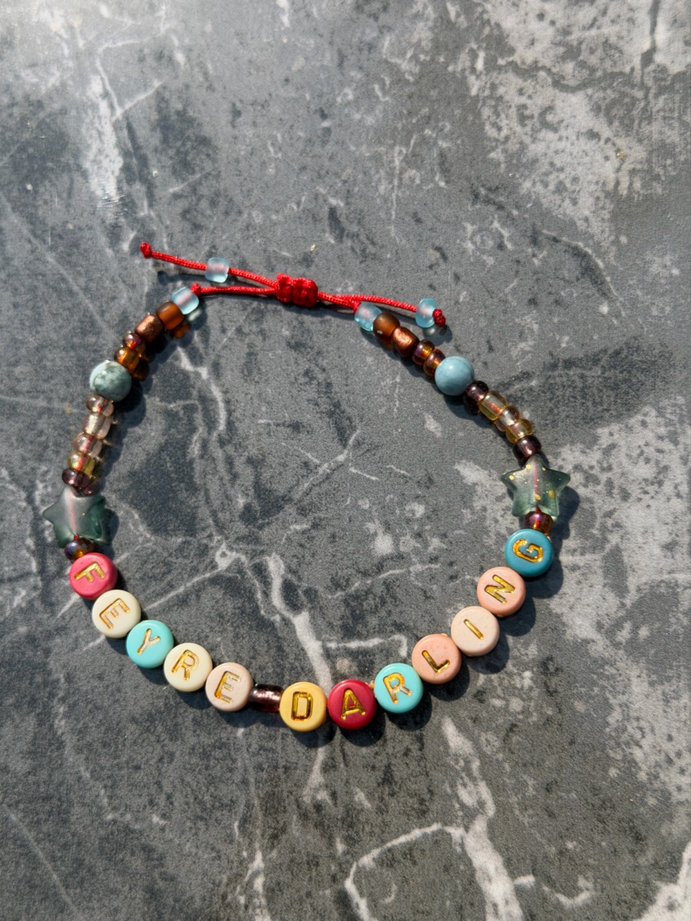 ACOTAR Inspired FEYRE DARLING Beaded adjustable Bracelet